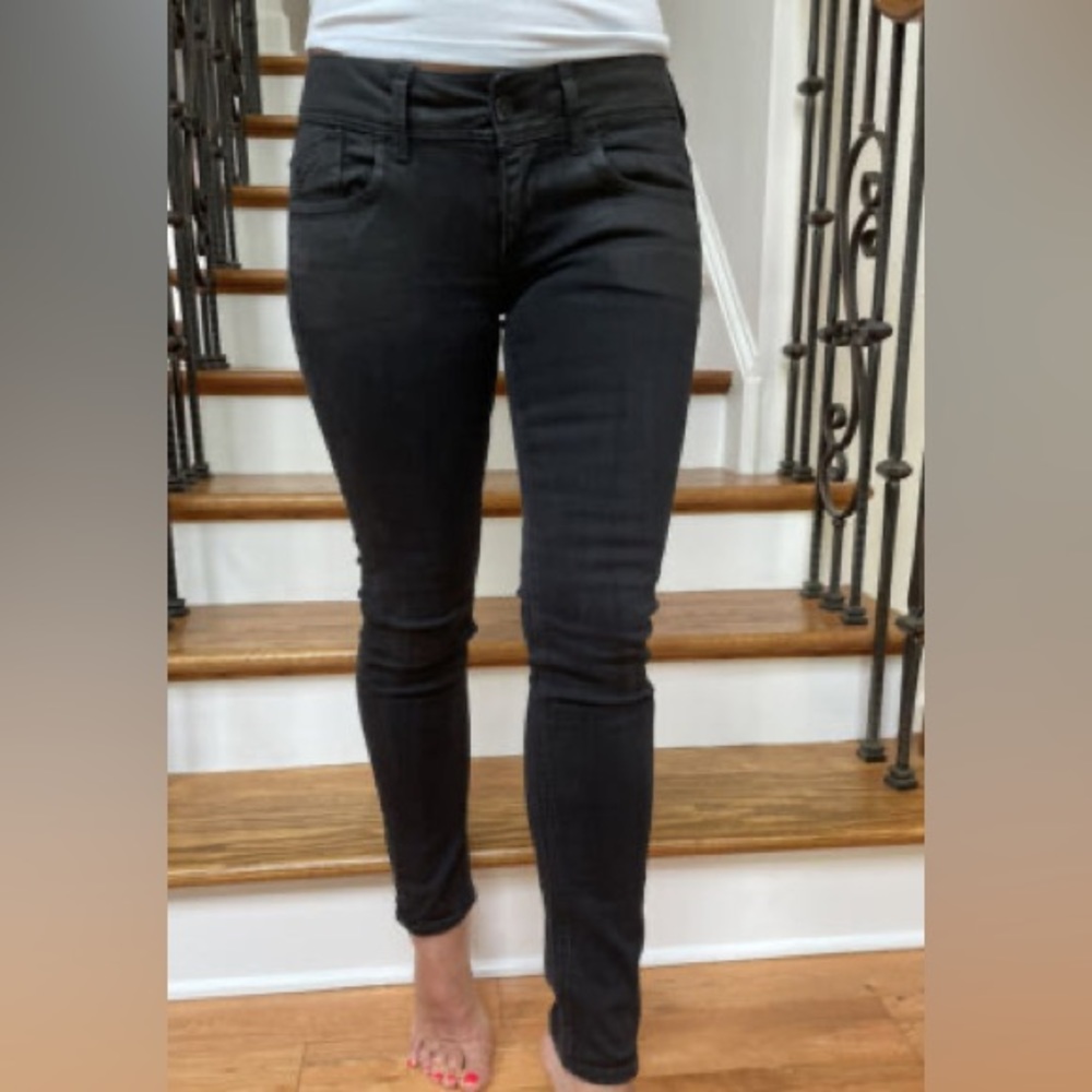 G Star Womens Raw GS01 Black Skinny Jeans Sz 29